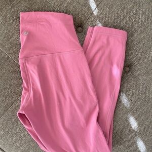 LULULEMON align 25” pant size 8 pink